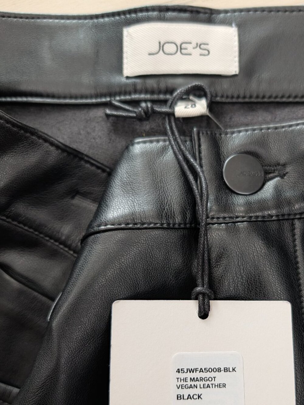Women's Joe's The Margot Vegan Leather Size 28 NEW